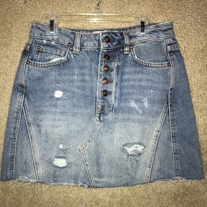 Free People Denim Skirt
